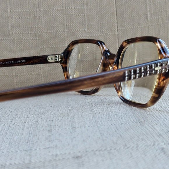 ESI-SHERIL-DECOR Vintage Eyeglasses Frame Women Brown Glasses 48[]20 - Picture 6 of 11